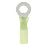 #12-10AWG 3/8" Stud Heat Shrink Insulated Ring Terminals, 25 pack
