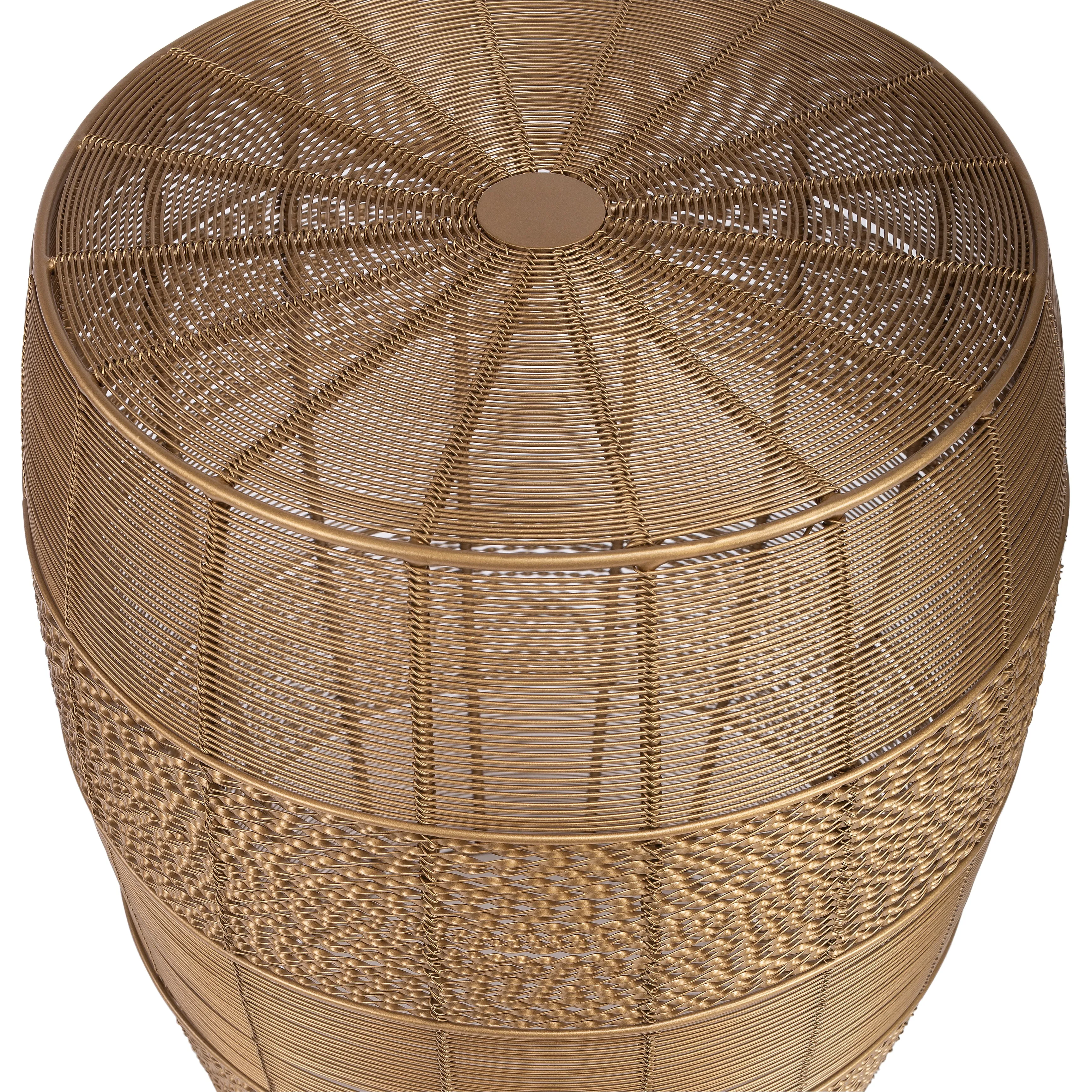 Bellarose  Metal Side Table in Gold  5512402