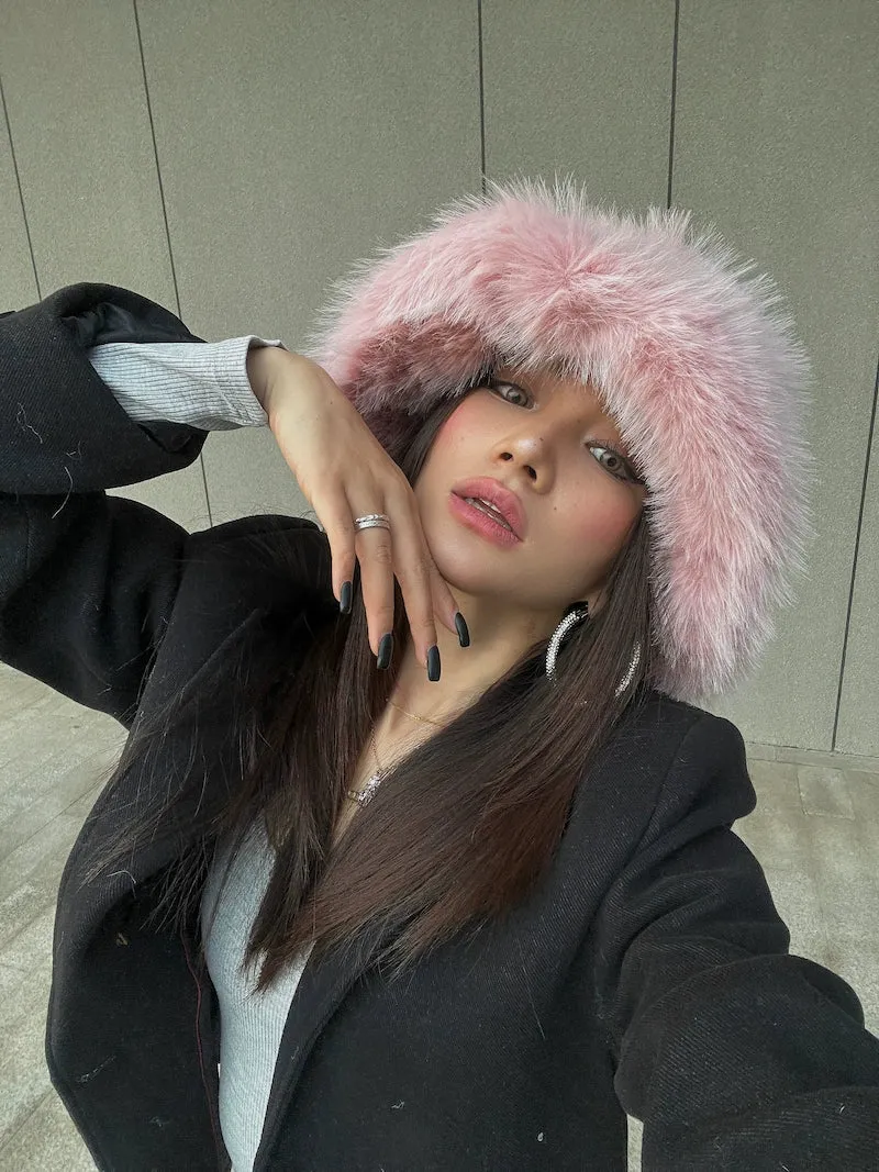 Bryley Faux Fur Bucket Hat