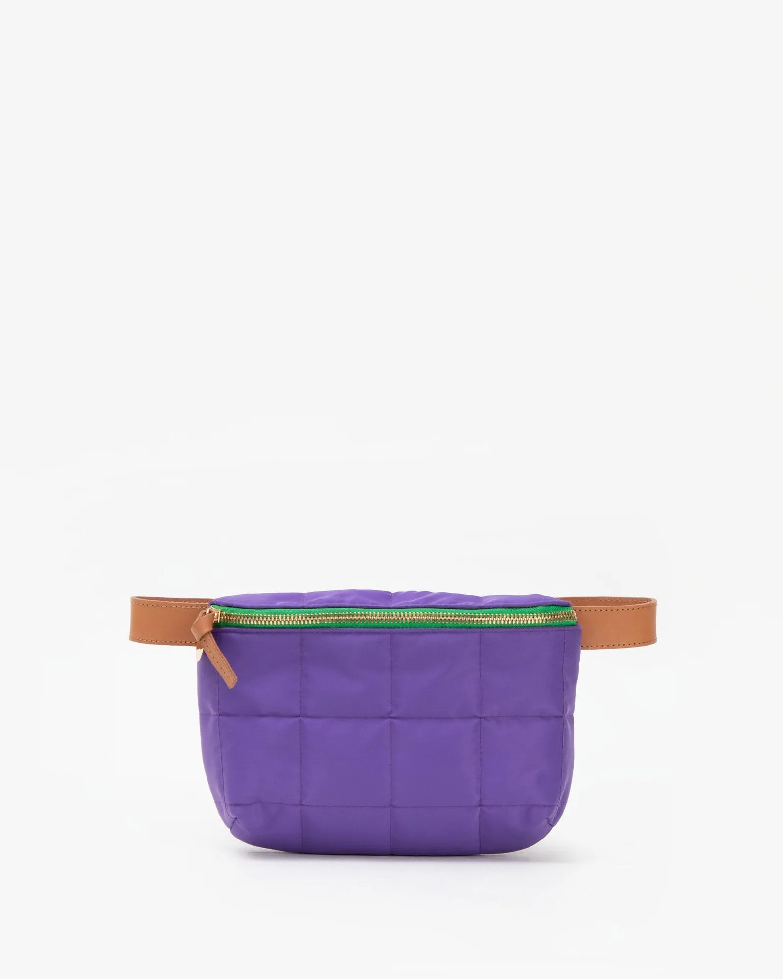 Clare V. - Fanny Pack in Iris Quilted Puffer
