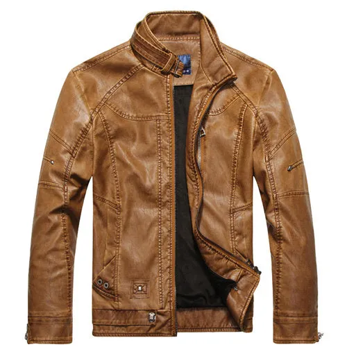 Elegant Biker Hip Hop Cool Leather Jacket