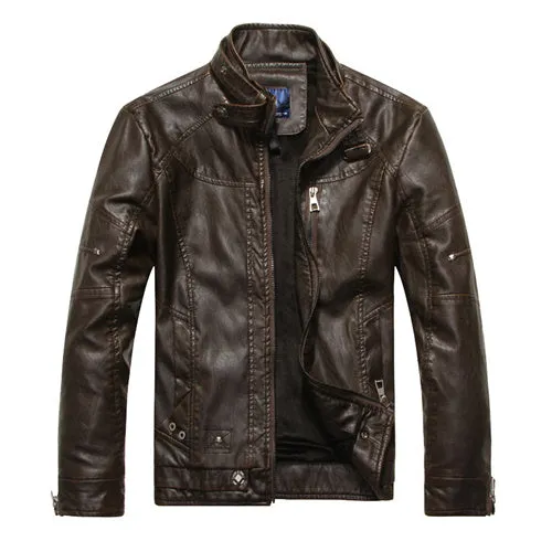 Elegant Biker Hip Hop Cool Leather Jacket