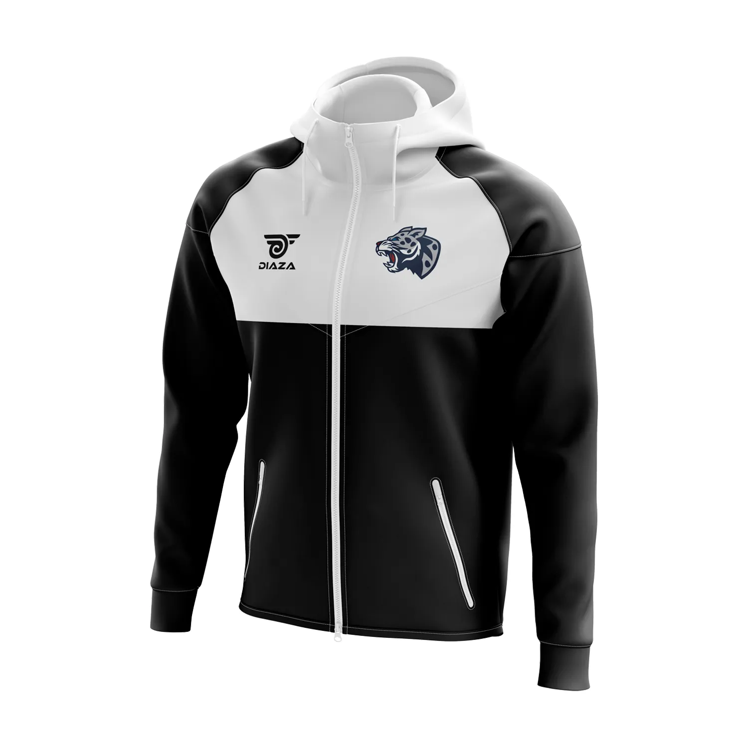 Gadsden HS Home Full Zip Up Jacket With Hoodie White
