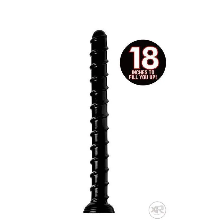 Hosed 18 Inch Swirl Thick Anal Snake