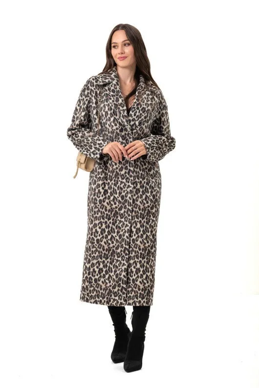 Leo Eco Alpaca Belted Coat