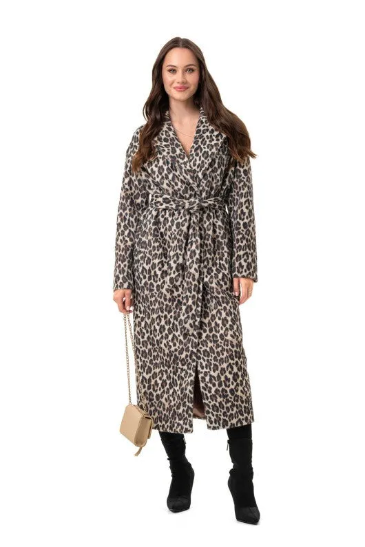 Leo Eco Alpaca Belted Coat