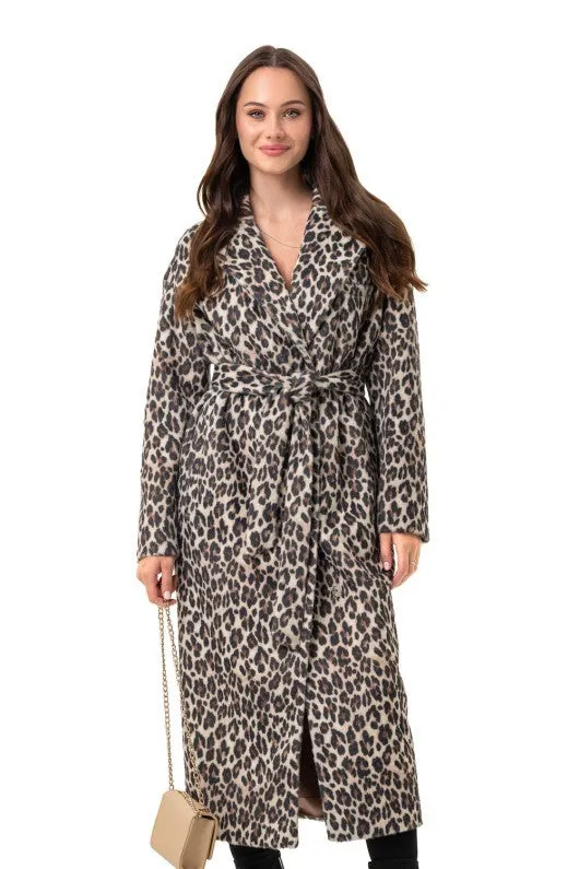 Leo Eco Alpaca Belted Coat