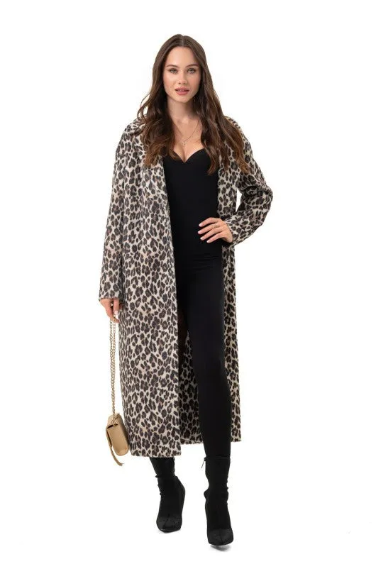 Leo Eco Alpaca Belted Coat