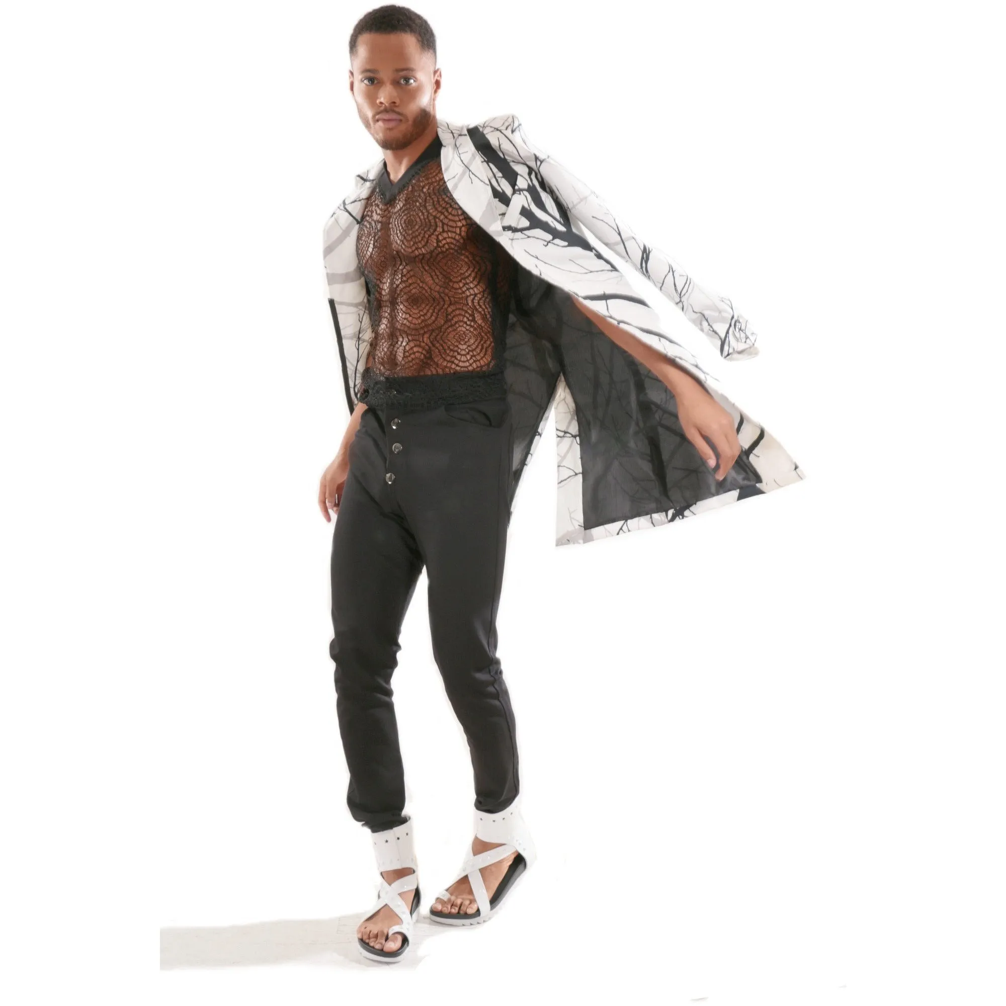 Light weight Floral 3D Print Jacket