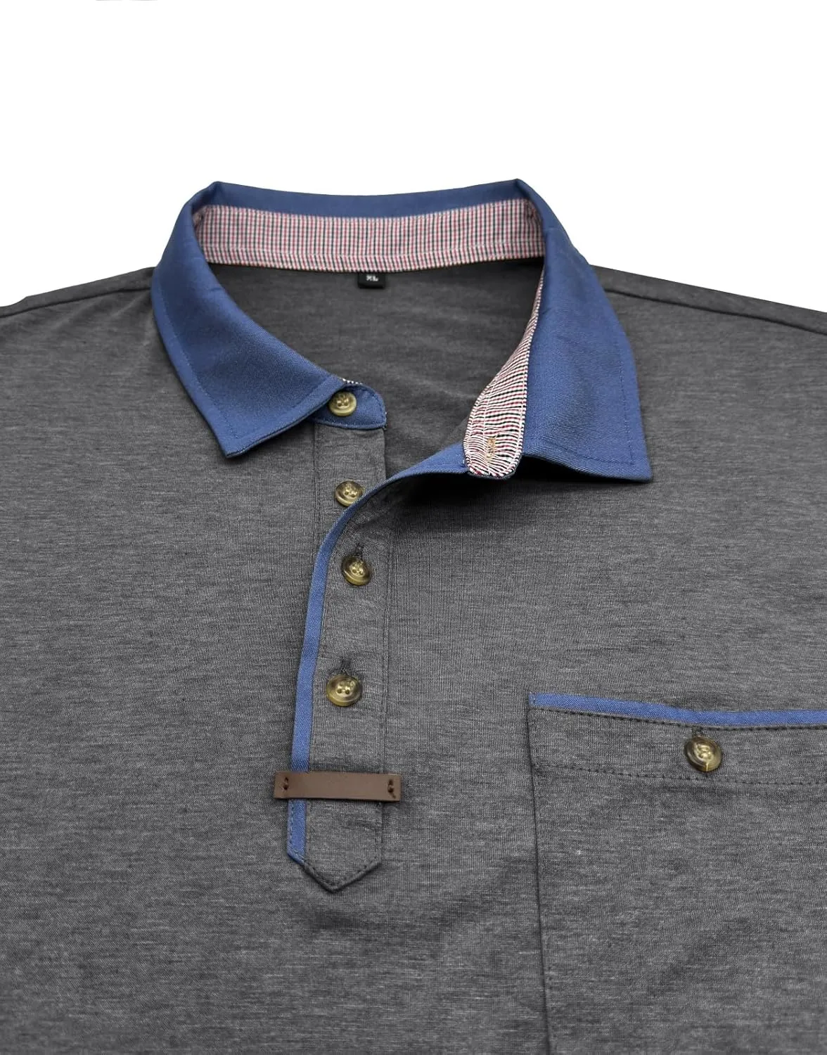Men's Casual Polo Shirts Classic Button Basic Short Sleeve Shirt Lightweight Cotton Tees Golf Stylish Tops