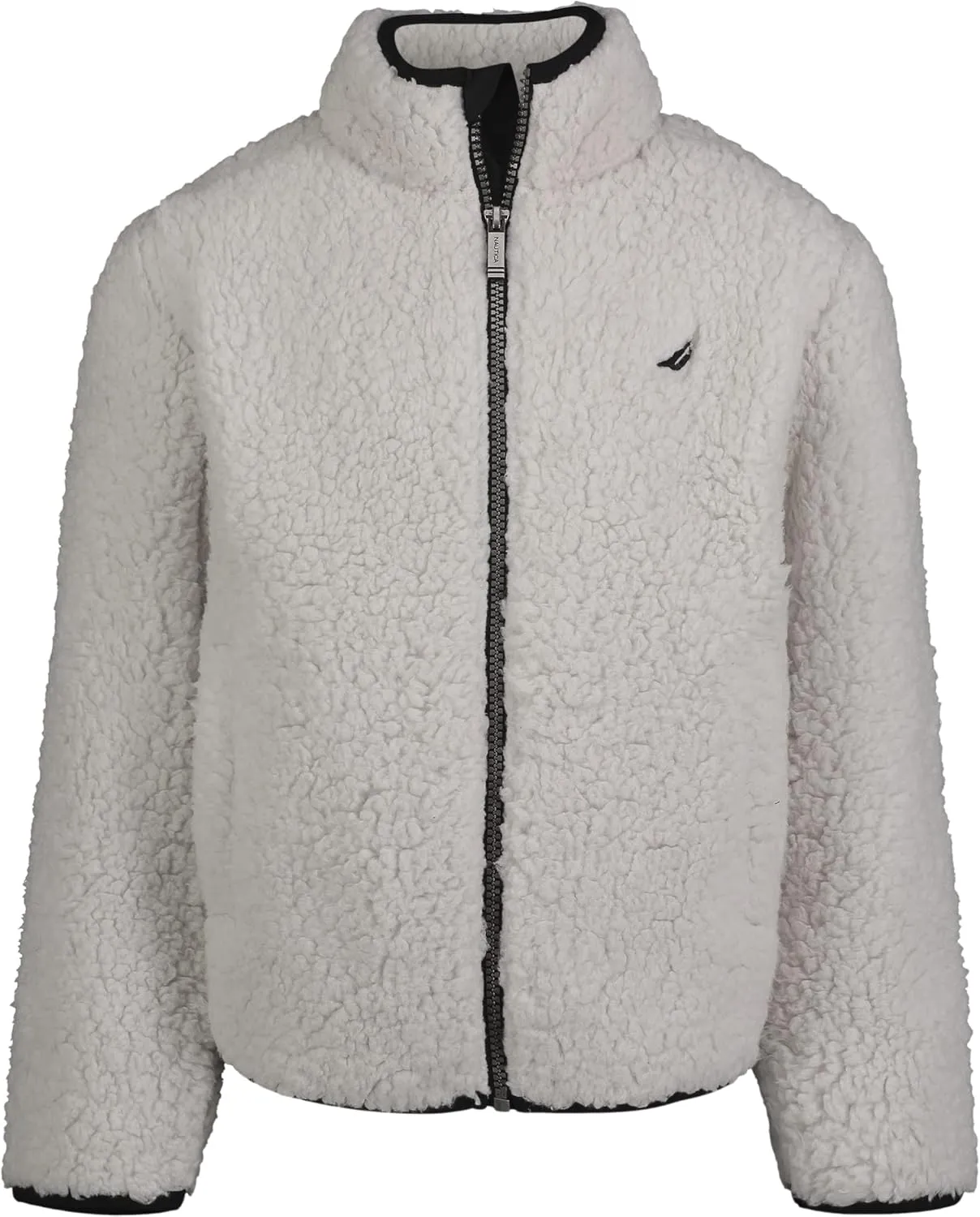 NAUTICA Boys' Full Zip Jacket, Kangaroo Pockets, Made with Lightweight Fleece