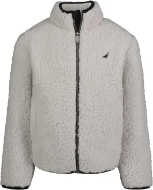 NAUTICA Boys' Full Zip Jacket, Kangaroo Pockets, Made with Lightweight Fleece