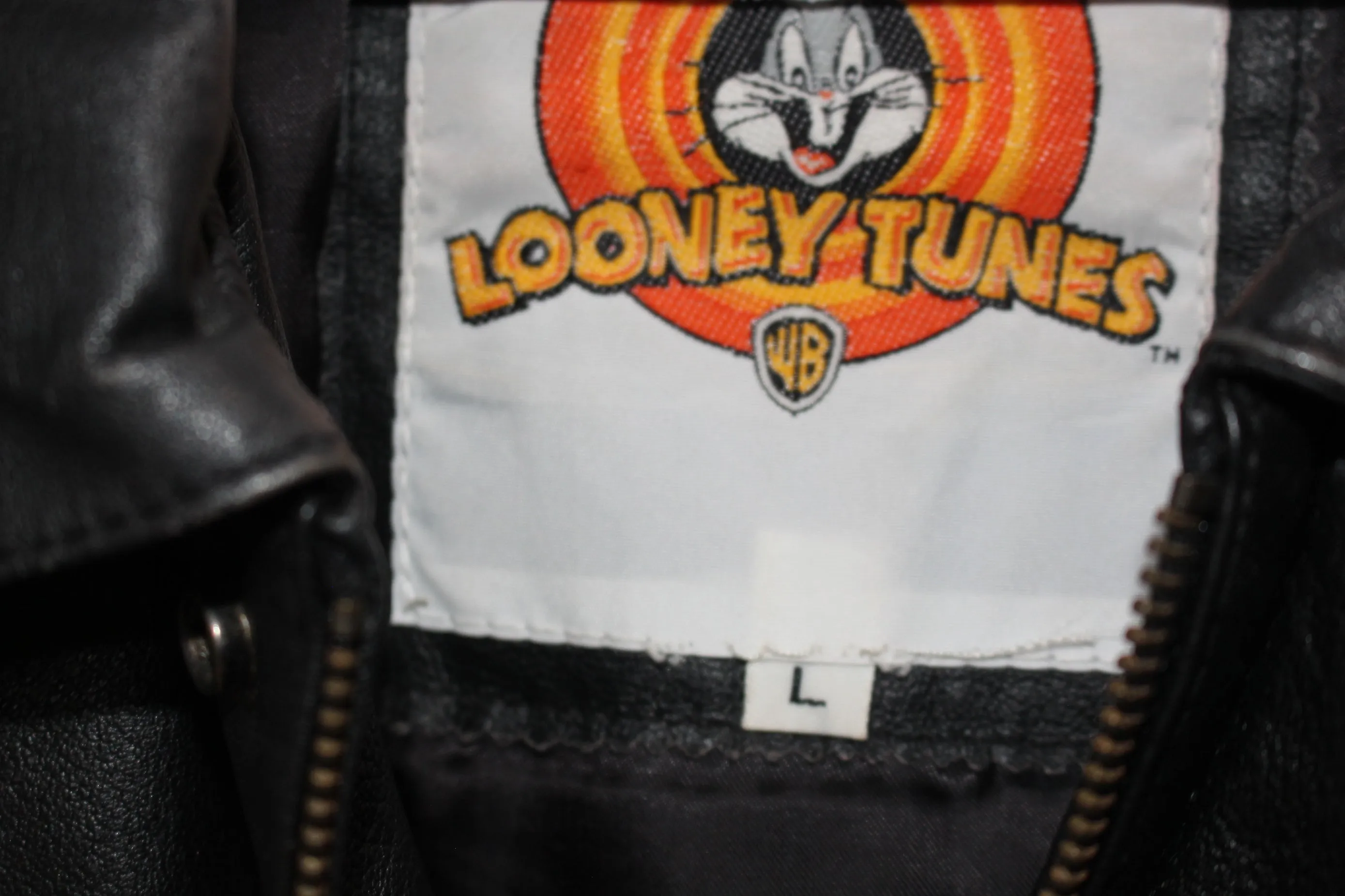 Rare Looney Tunes Leather Jacket (M)