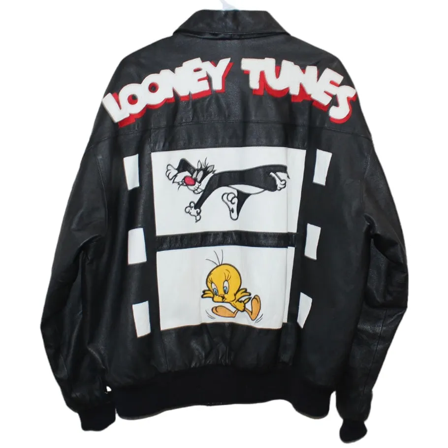 Rare Looney Tunes Leather Jacket (M)