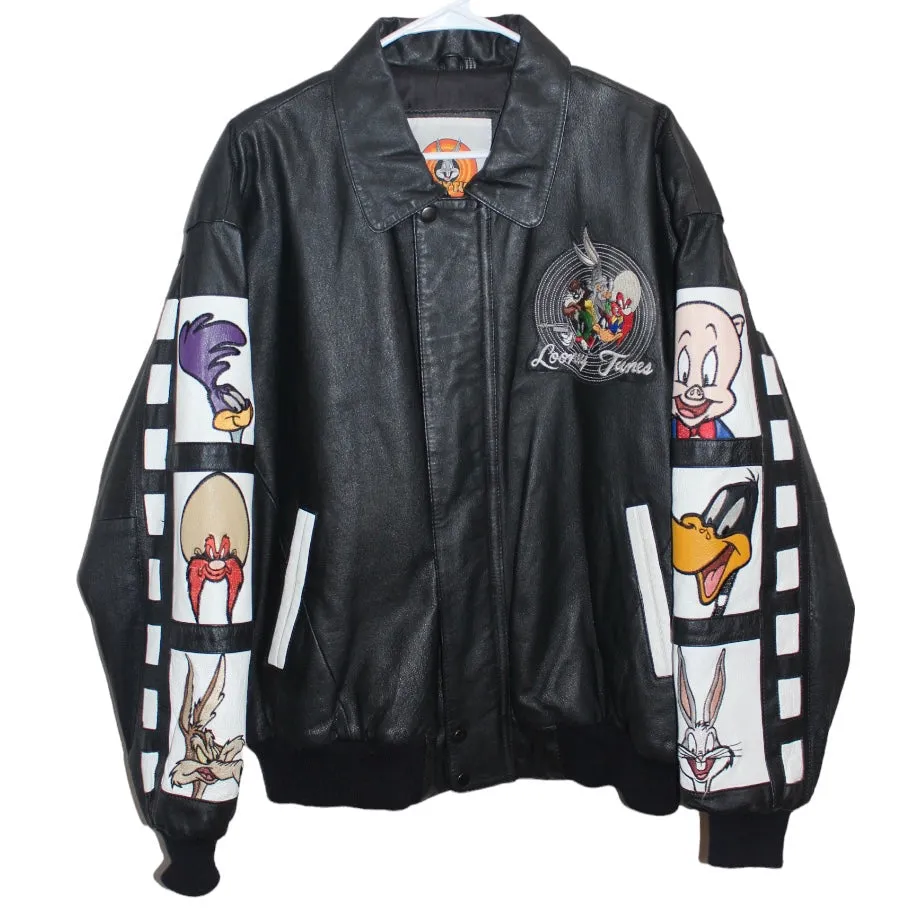 Rare Looney Tunes Leather Jacket (M)