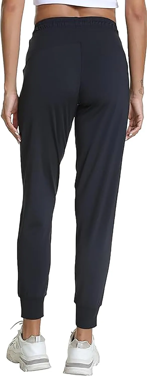 Rrosseyz Women Lightweight Joggers Pants with Pockets, Quick Dry Athletic Workout Soft Pant for Gym Running