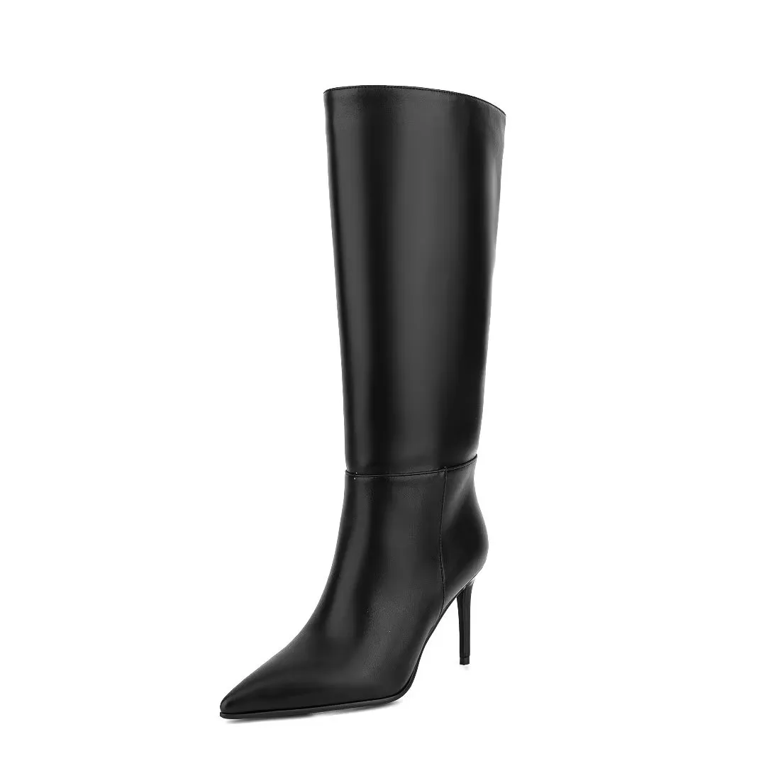 Sleek Chic Pointed Toe Winter Boots