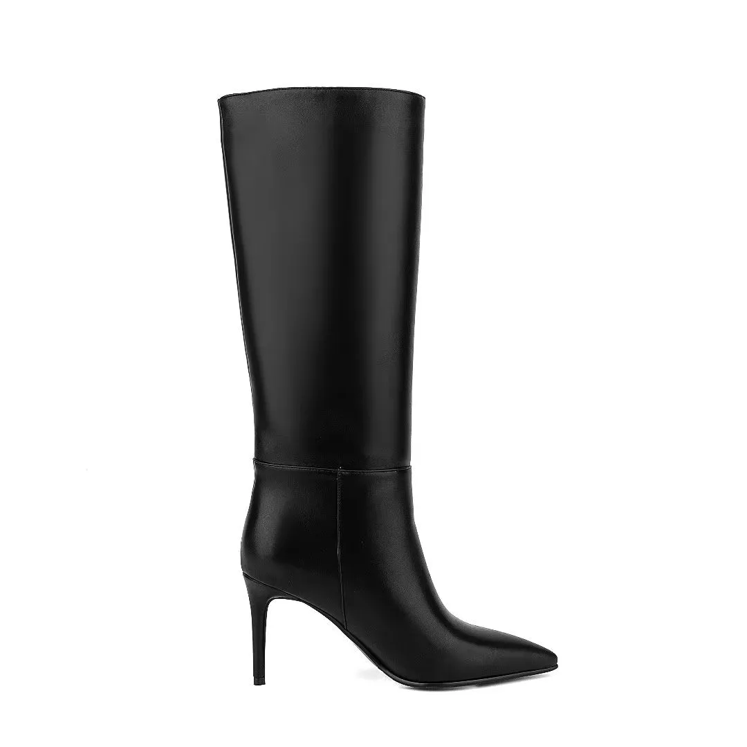 Sleek Chic Pointed Toe Winter Boots