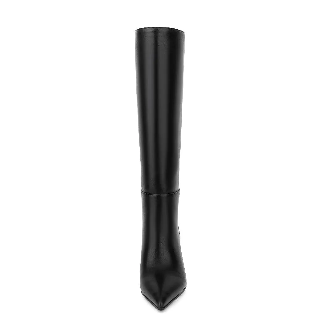 Sleek Chic Pointed Toe Winter Boots