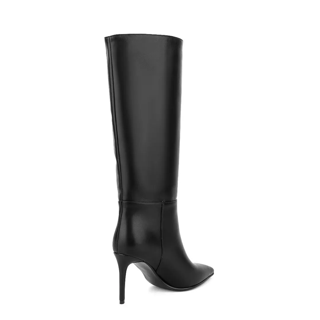 Sleek Chic Pointed Toe Winter Boots