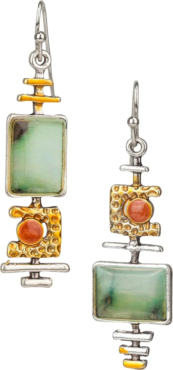 SPUNKYsoul Stylish Handmade Botique Boho Lightweight Earring Vintage Artsy Jewelry for Women