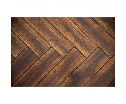 Tuberose Coffee Table 120cm Solid Acacia Wood Home Herringbone Parquet - Brown